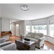 Bromi Design Lynch Metal Flush Mount Ceiling Light in Chrome