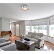 Bromi Design Lynch Metal Flush Mount Ceiling Light in Chrome