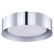 Bromi Design Lynch Metal Flush Mount Ceiling Light in Chrome