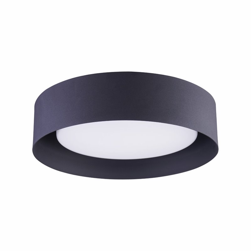 Bromi Design Lynch Metal Flush Mount Ceiling Light in Black