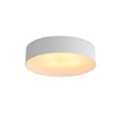 Bromi Design Lynch Metal Flush Mount Ceiling Light in White and Gray