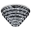 Bromi Design St Tropez Phantom Stainless Steel Chandelier in Chrome
