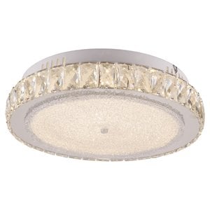 Bromi Design Brilliant Stainless Steel RD-F Flush Mount in Chrome