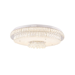 Bromi Design Brilliant Stainless Steel RD-F-DX Flush Mount in Chrome