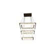 Bromi Design Napolitano Stainless Steel 112W Flush Mount in Chrome
