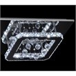 Bromi Design St Tropez 1 Light Stainless Steel Flush Mount in Chrome