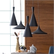 Bromi Design Berkley Single Light Aluminum Pendant in Black