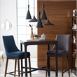 Bromi Design Berkley Single Light Aluminum Pendant in Black