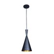 Bromi Design Berkley Single Light Aluminum Pendant in Black