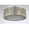 Bromi Design Royal 9 Light Metal Pendant Flush Mount Ceiling Light in Gold