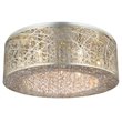 Bromi Design Royal 9 Light Metal Pendant Flush Mount Ceiling Light in Gold