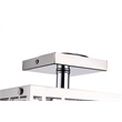 Bromi Design Metropolitan 4 Light Metal Semi-Flush Pendant in Chrome