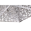 Bromi Design Metropolitan 4 Light Metal Semi-Flush Pendant in Chrome