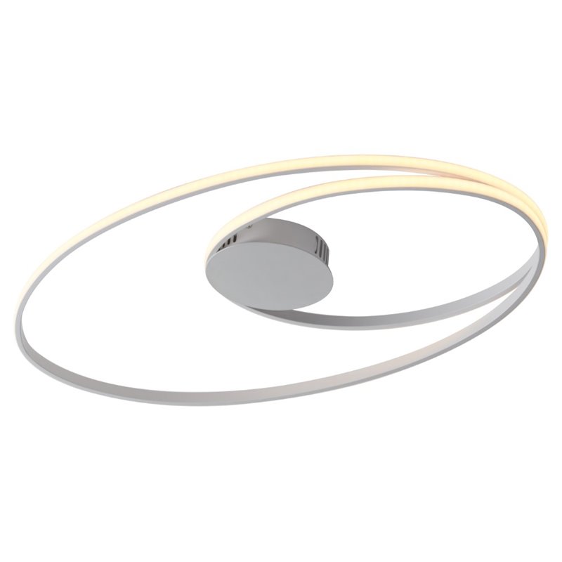 Bromi Design Velocity Metal LED Ceiling Fixture in White