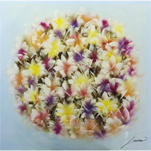 Bromi Design Bouquet 2 Hand Painted Canvas Wall Art