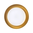 Marley 15.75 in. Led Flush mount Ceiling Fixture in Black/ Gold