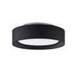 Naomi 15.75in. 3 Light  Flush mount Ceiling Fixture in Black