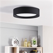 Naomi 15.75in. 3 Light  Flush mount Ceiling Fixture in Black