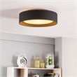Naomi 15.75in. 3 Light  Flush mount Ceiling Fixture in Black