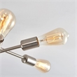 Bromi Design Braylon 6-Lights Brushed Nickel Flush Mount Ceiling Fixture