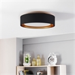 Naomi Flush mount  Black outside gold Inside