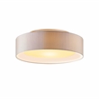 Naomi Flush mount Gray Outside White Inside
