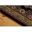 L'Baiet Madeleine Black Oriental 5' x 7' Fabric Area Rug