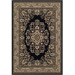 L'Baiet Madeleine Black Oriental 5' x 7' Fabric Area Rug