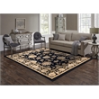 L'Baiet Claudia Blue Oriental 4' x 6' Fabric Area Rug