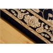 L'Baiet Claudia Blue Oriental 4' x 6' Fabric Area Rug