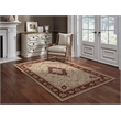 L'Baiet Agatha Beige Oriental 8' x 10' Fabric Area Rug