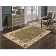 L'Baiet Serilda Green Oriental 4' x 6' Fabric Area Rug