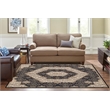 L'Baiet Stella Blue Oriental 4' x 6' Fabric Area Rug