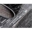 L'Baiet Verena Black Geometric 8 ft. x 10 ft. Fabric Area Rug