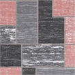 L'Baiet Verena Pink Geometric 5 ft. x 7 ft. Fabric Area Rug
