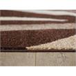 L'Baiet Abigail Graphic Fabric 4 ft. x 6 ft. Area Rug in Brown