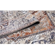 L'Baiet Sasha Coral Distressed Washable 5 ft. x 7 ft. Fabric Area Rug