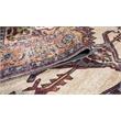 L'Baiet Jessie Brick Red Traditional Washable 5 ft. x 7 ft. Fabric Area Rug