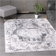 L'Baiet Anna Gray Oriental 2 ft. x 6 ft. Fabric Runner Rug