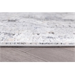 L'Baiet Anna Gray Oriental 2 ft. x 6 ft. Fabric Runner Rug