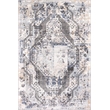L'Baiet Anna Gray Oriental 2 ft. x 6 ft. Fabric Runner Rug