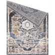 L'Baiet Lara Blue Oriental 2 ft. x 6 ft.  Fabric Runner Rug