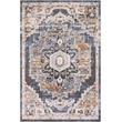L'Baiet Lara Blue Oriental 2 ft. x 6 ft.  Fabric Runner Rug