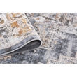 L'Baiet Lara Blue Oriental 4 ft. x 6 ft. Fabric Area Rug
