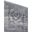 L'Baiet Lina Blue Oriental 8 ft. x 10 ft. Fabric Area Rug