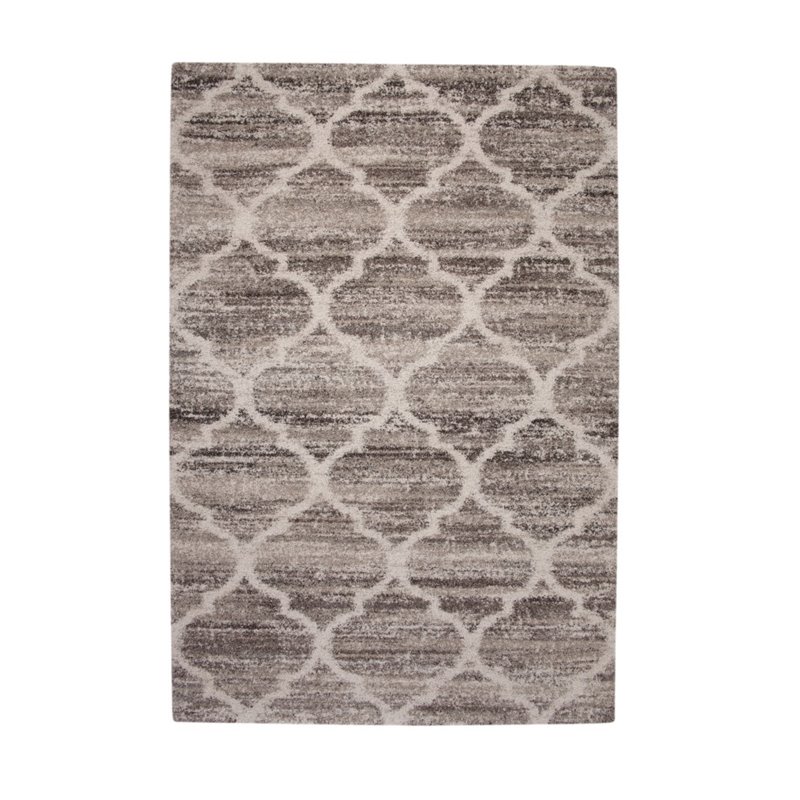 Maddie Home Carmen 8x10 Area Rug in Tan and Brown