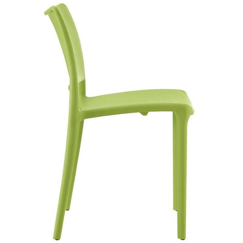 Maddie Home Dining Side Chair in Green