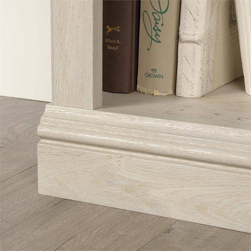 Maddie Home 5-Shelf Transitional Engineered Wood Bookcase in Chalked Chestnut
