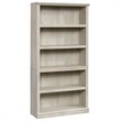 Maddie Home 5-Shelf Transitional Engineered Wood Bookcase in Chalked Chestnut