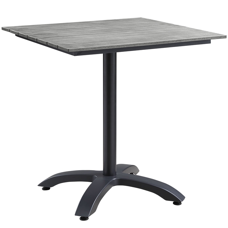 Maddie Home Outdoor Dining Table in Brown and Gray